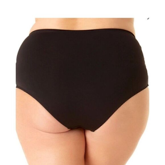 Anne Cole Plus Size Convertible High Waist Shirred Swim Bottom New Size 18W - Picture 4 of 10